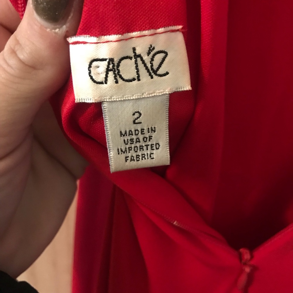 Beautiful Red Cache Prom Gown - image 3